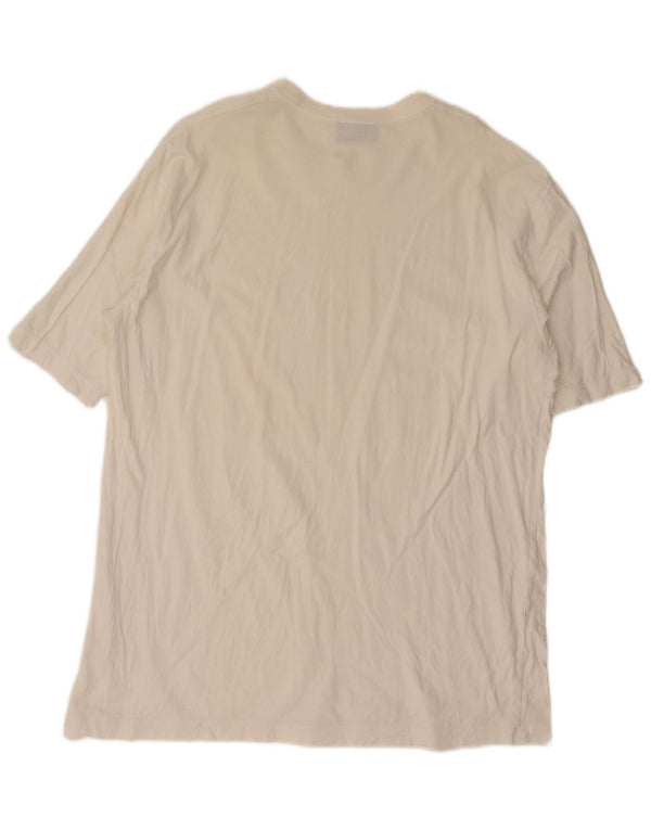 Hugo Boss Mens T-Shirt Top XL White Cotton