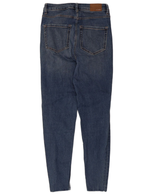 Marks & Spencer Womens Ivy Skinny Jeans UK 8 Small W26 L26 Blue Cotton