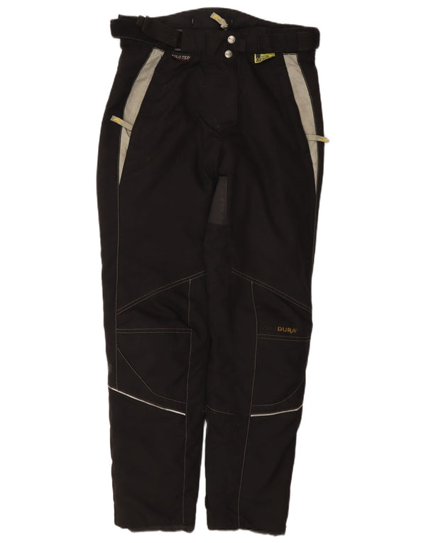 POLO Mens Moto Racer Trousers Small W30 L30 Black Colourblock Polyamide