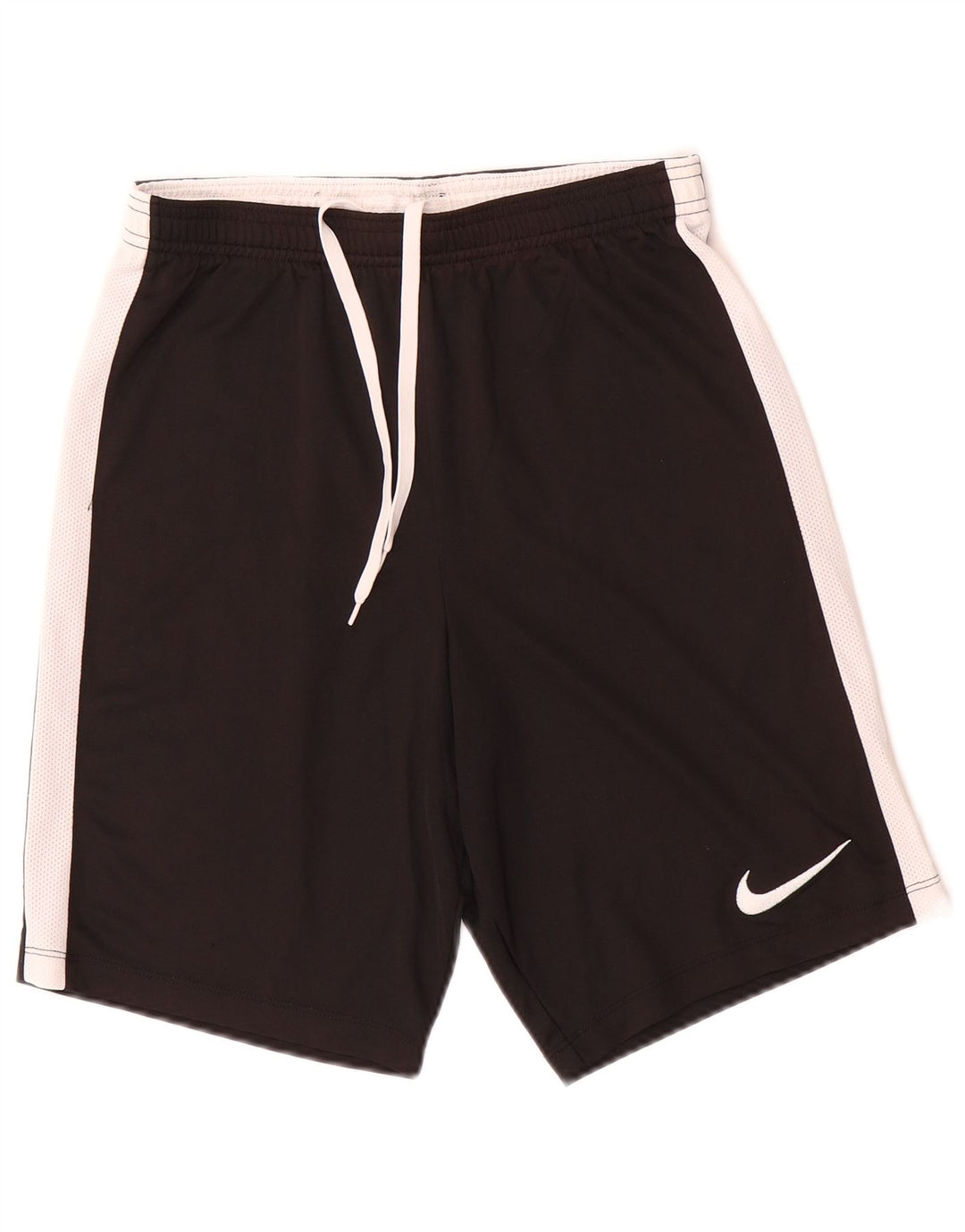 Pantaloncini sportivi Nike da uomo Dri Fit piccoli in poliestere color block nero
