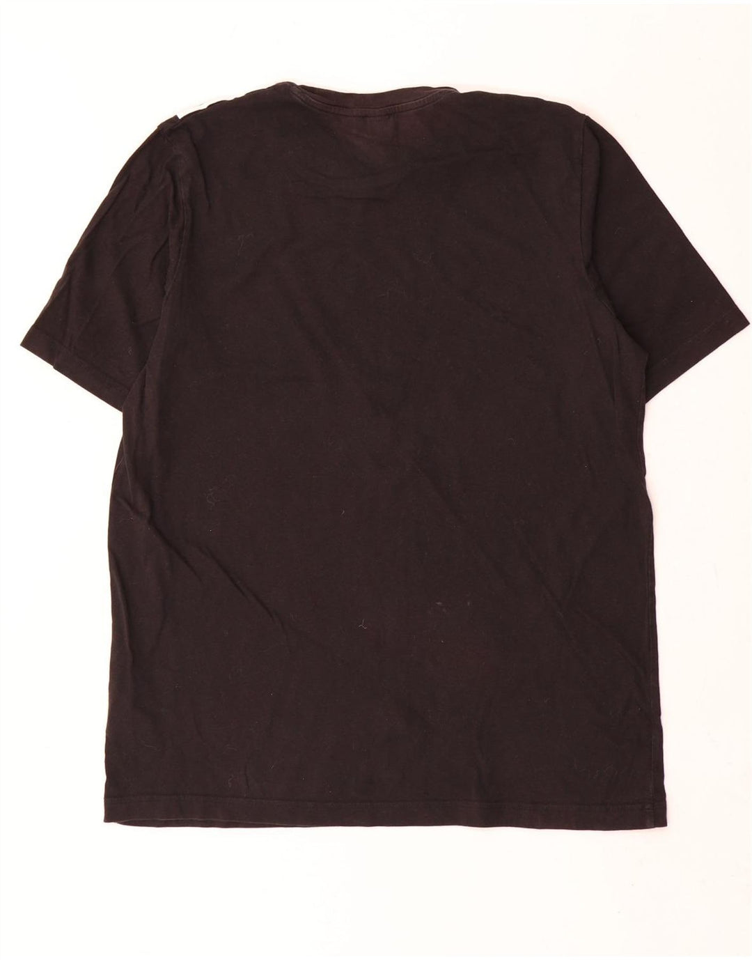 Adidas Mens T-Shirt Top Large Black Cotton