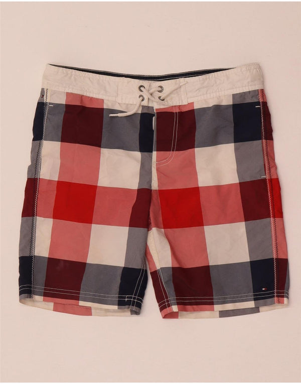 Pantaloncini da bagno per ragazzi Tommy Hilfiger 13-14 anni a quadri multicolore