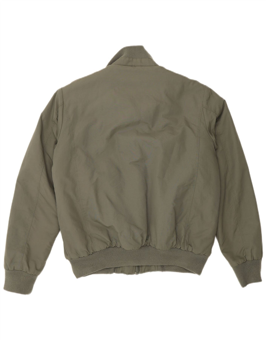 Kappa Mens Sherpa Bomber Jacket UK 38 Medium Khaki Nylon