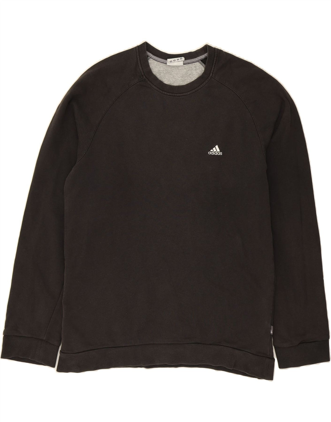 ADIDAS Mens Sweatshirt Jumper Medium Black Cotton Vintage Adidas and Second-Hand Adidas from Messina Hembry 