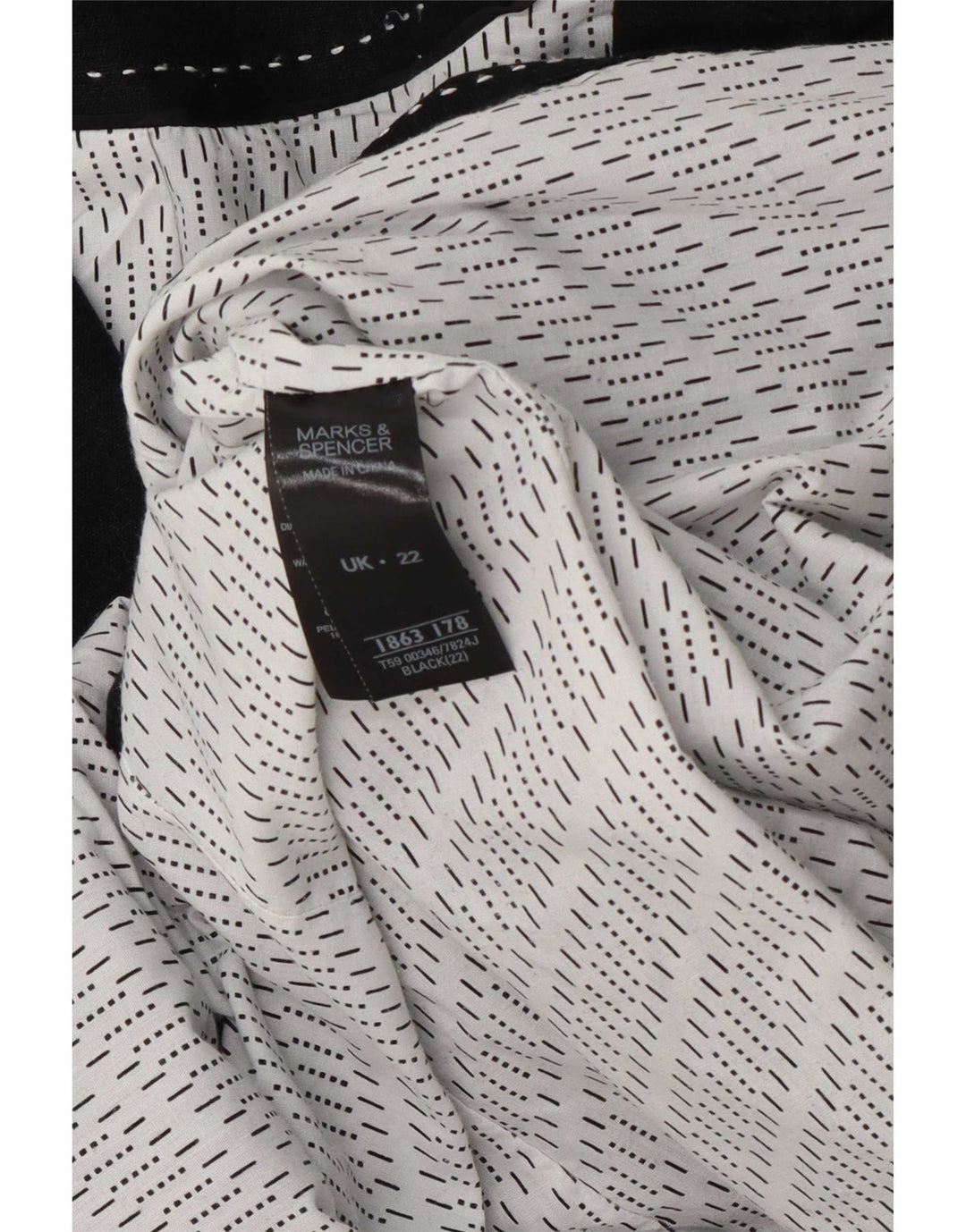 Marks & Spencer Dame 3-knaps blazerjakke UK 22 3XL Grå hør