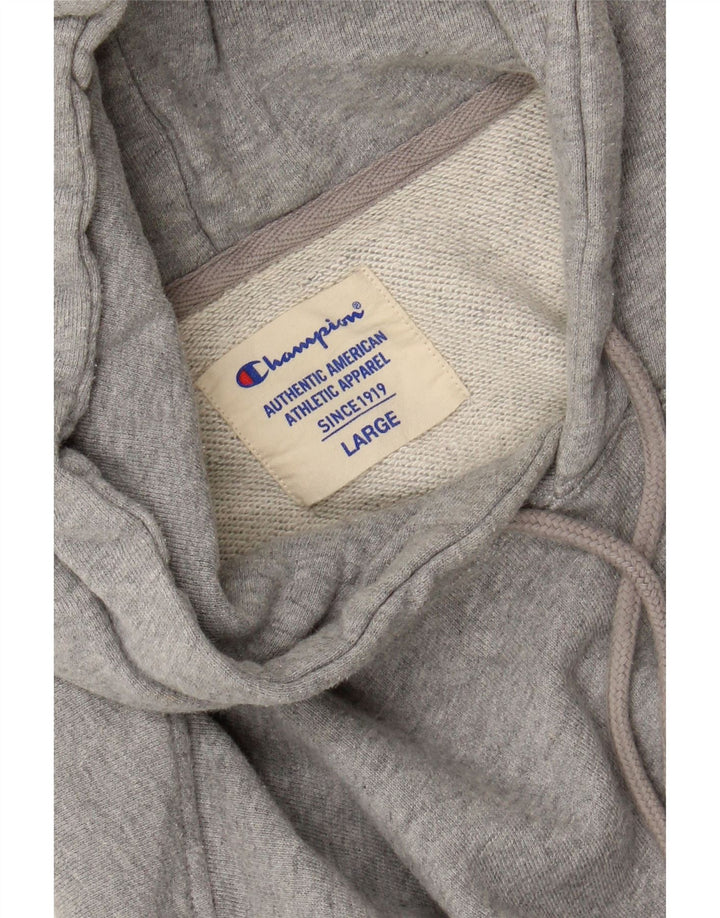 CHAMPION Womens Hoodie Jumper UK 14 Large Grey Vintage Champion and Second-Hand Champion from Messina Hembry 