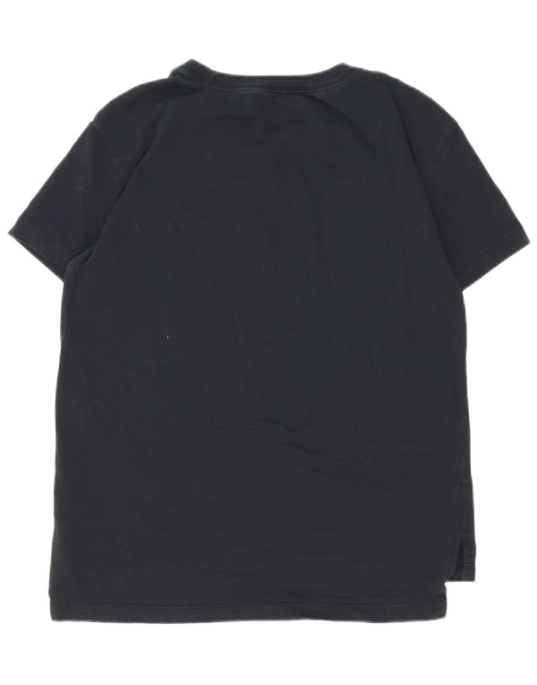 Nike Grafisk T-Shirt Top UK 10 Small Black Bomuld
