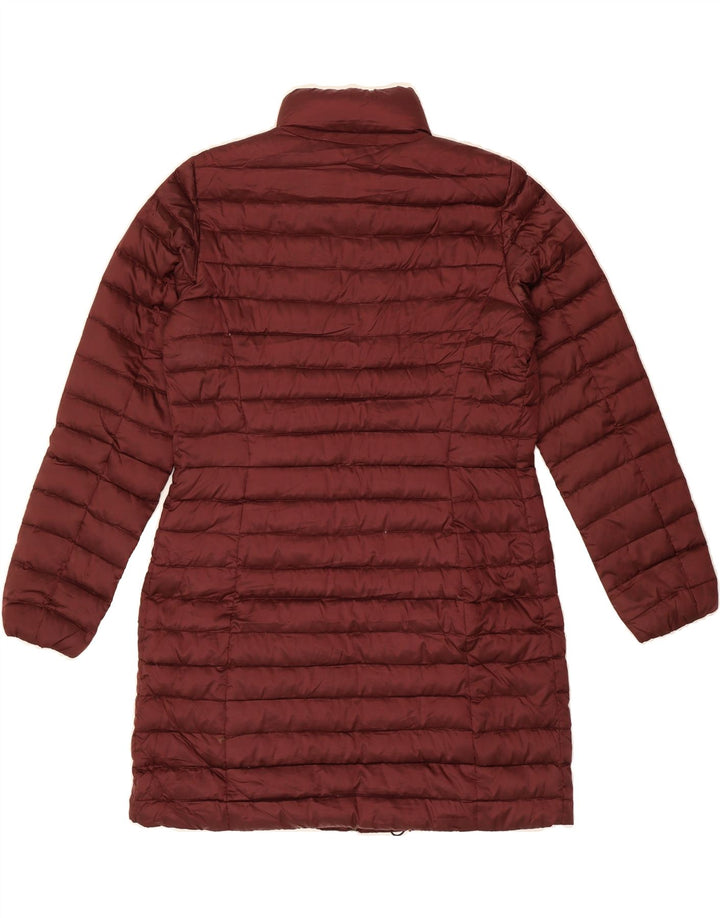 MASSIMO DUTTI Womens Padded Coat UK 16 Large Burgundy Polyester Vintage Massimo Dutti and Second-Hand Massimo Dutti from Messina Hembry 