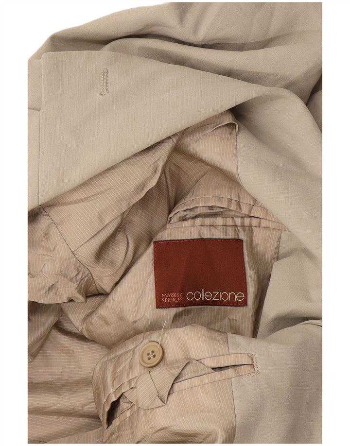 Giacca blazer a 3 bottoni da uomo Marks & Spencer UK 38 Beige medio
