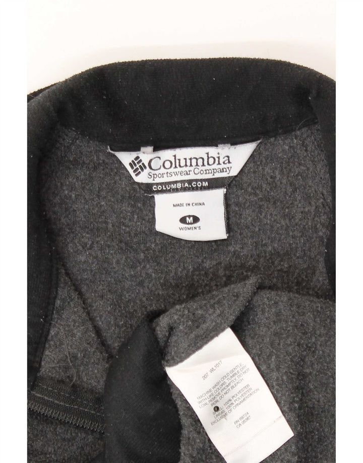 Columbia Womens Fleece Gilet UK 14 Medium Grey Polyester