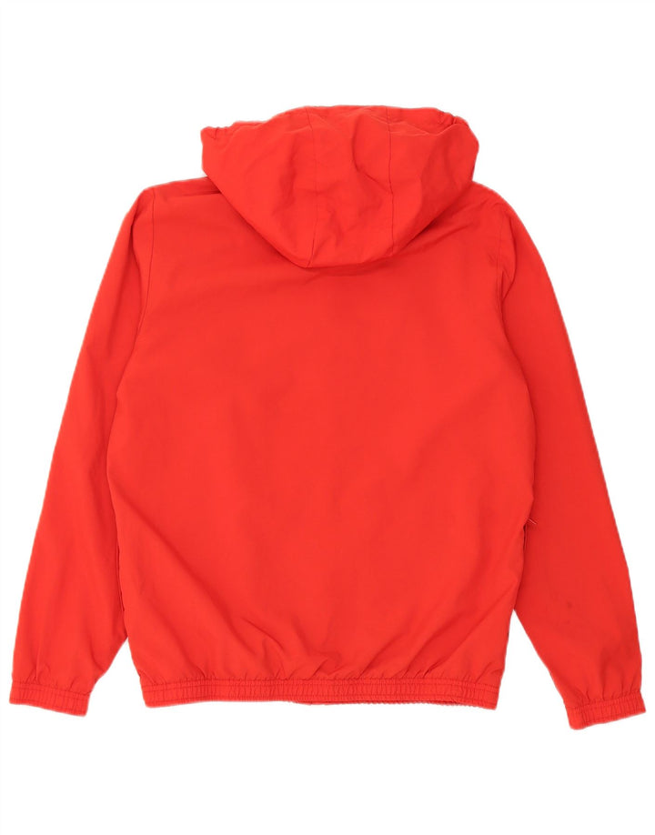 Puma Boys AC Milan Hooded Tracksuit Top Jacket 13-14 Years Red Polyester