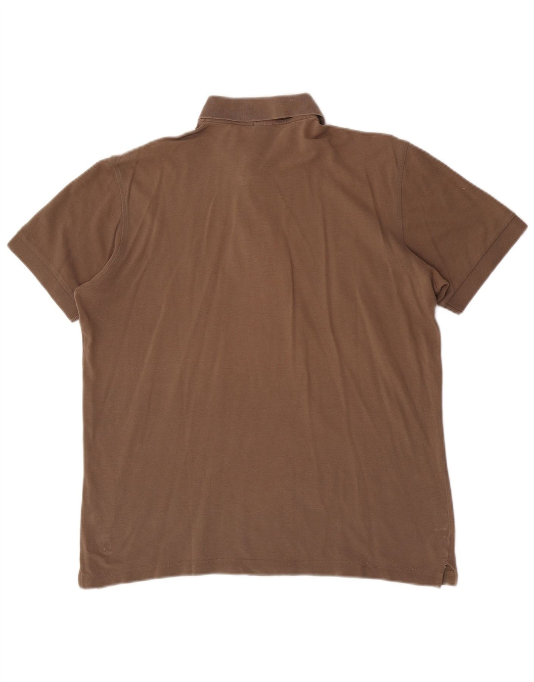 Hugo Boss Mens Polo Shirt Small Brown Cotton