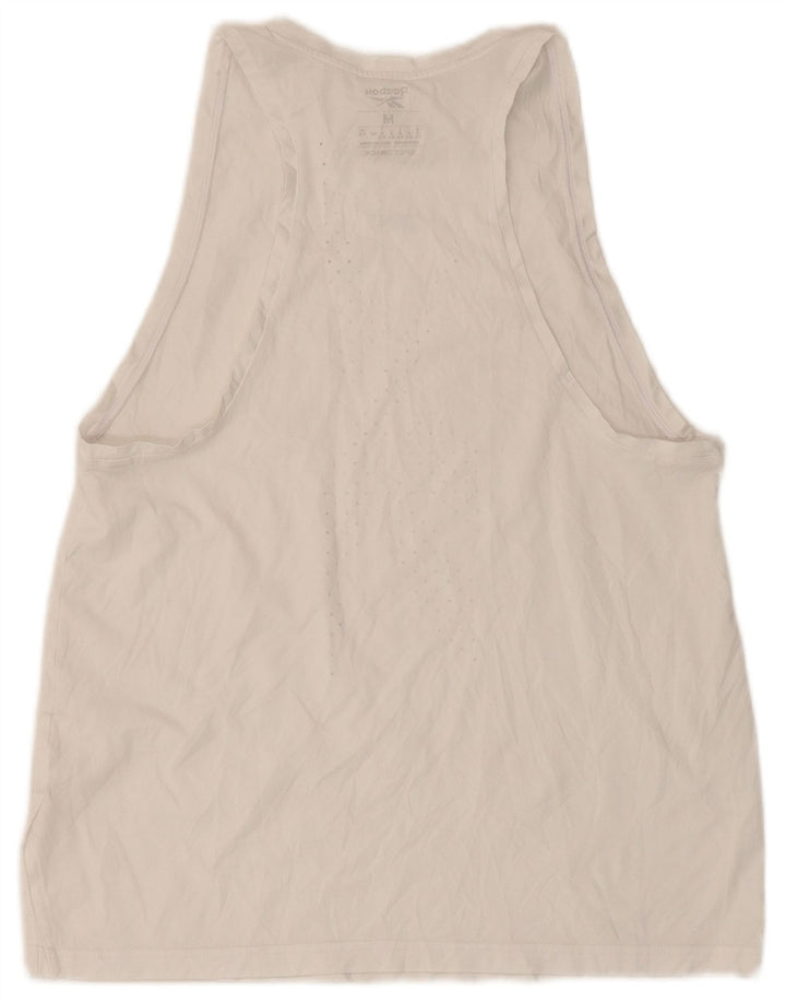 Reebok Womens Vest Top UK 12/14 Medium White
