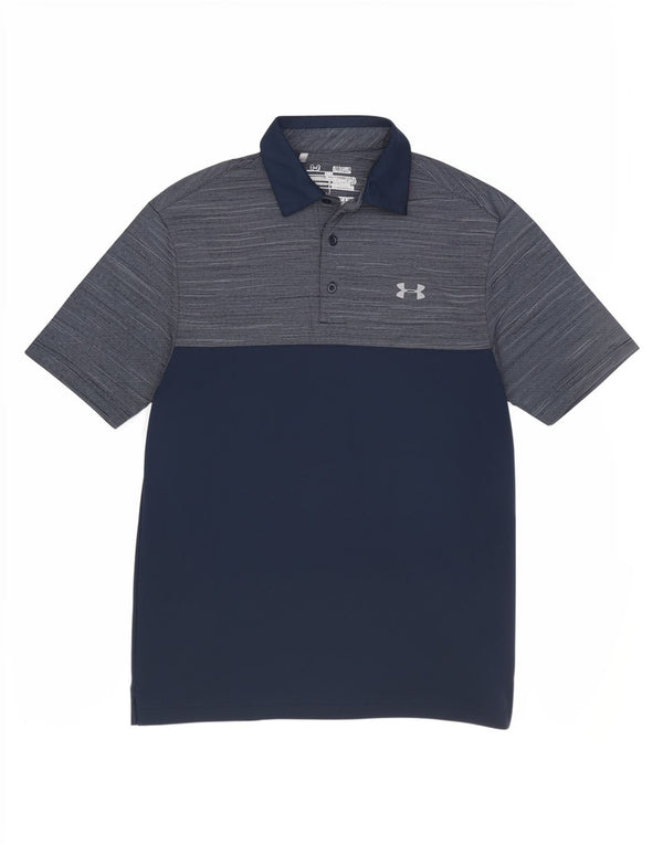 Under Armour Ανδρικό πουκάμισο Polo Loose Fit Small Navy Blue Colourblock