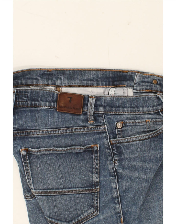 TRUSSARDI Mens Slim Jeans W31 L30 Blue Cotton Vintage Trussardi and Second-Hand Trussardi from Messina Hembry 