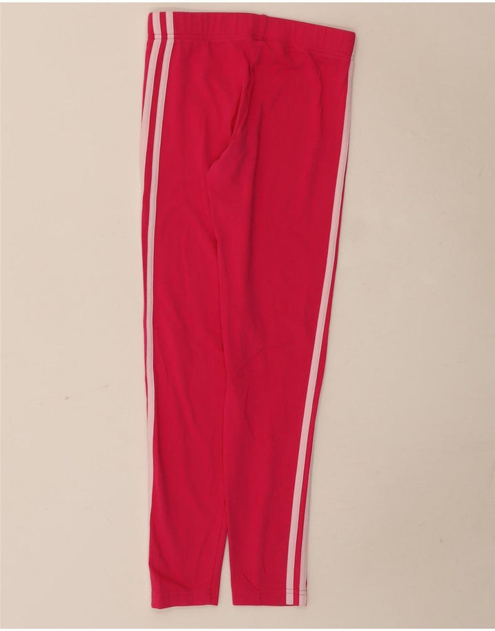 Adidas Girls Leggings 11-12 Years Pink