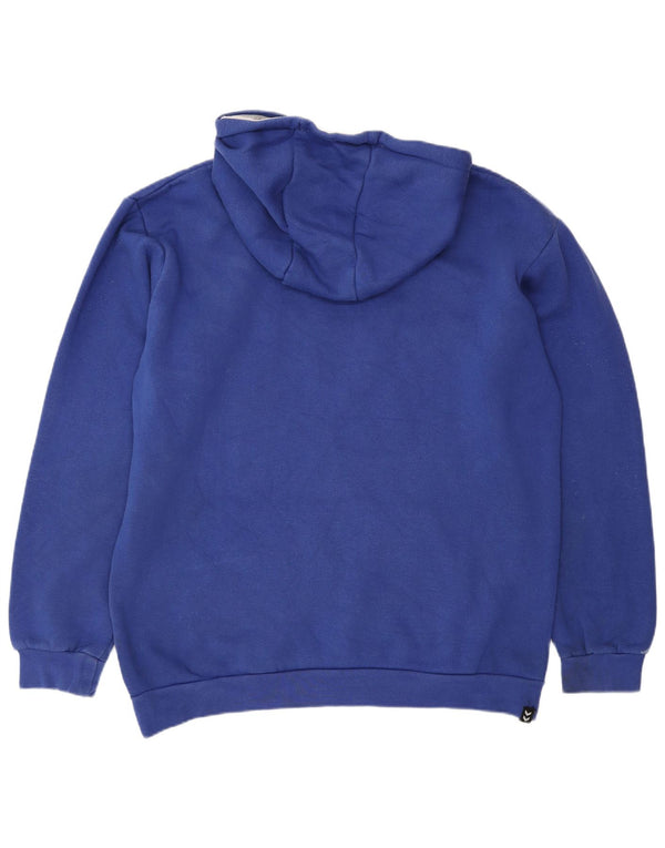 Felpa con cappuccio oversize grafica da donna Hummel UK 16 grande cotone blu