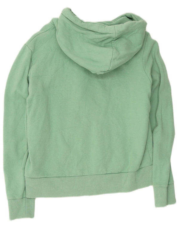 Felpa con cappuccio grafica da donna Superdry UK 12 Cotone verde medio