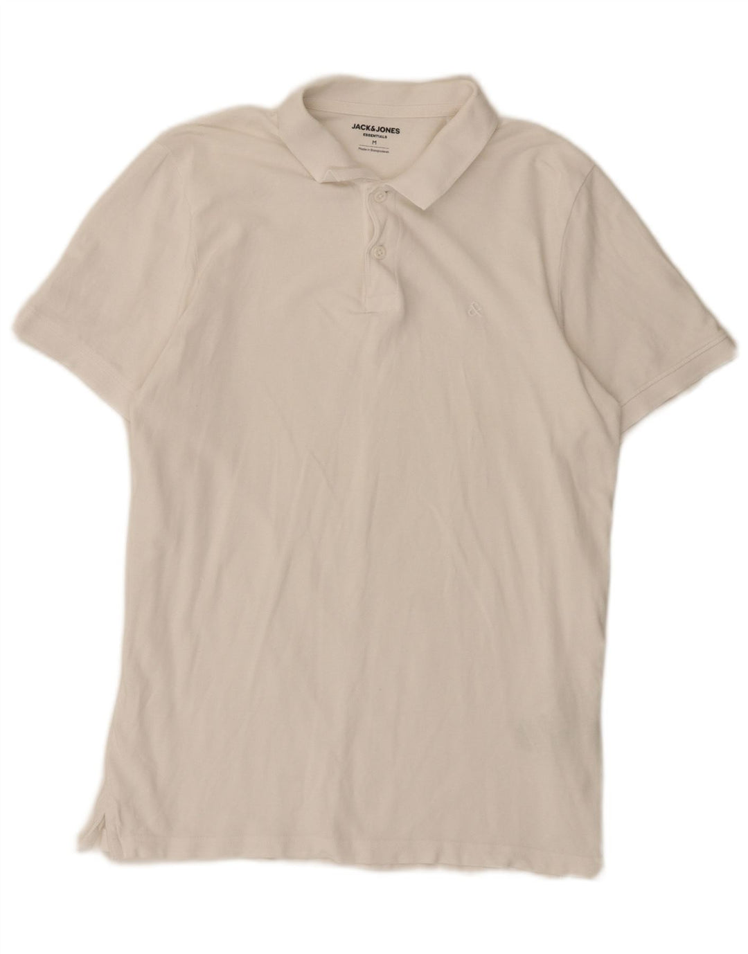 Jack & Jones Polo Regular Fit Homme Blanc Moyen Coton