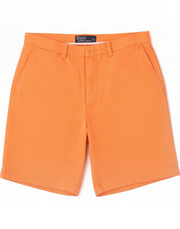 Polo Ralph Lauren Mens Chino Shorts Medium W33 Orange Cotton