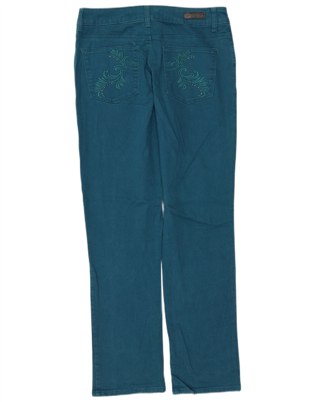 Lee Womens Classic Fit Straight Jeans US 8 Medium W30 L29 Blue Cotton