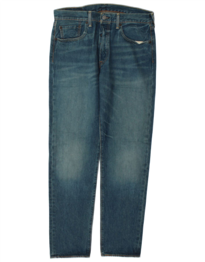 Levi's Mens 501 Straight Jeans W32 L32 Blue Cotton
