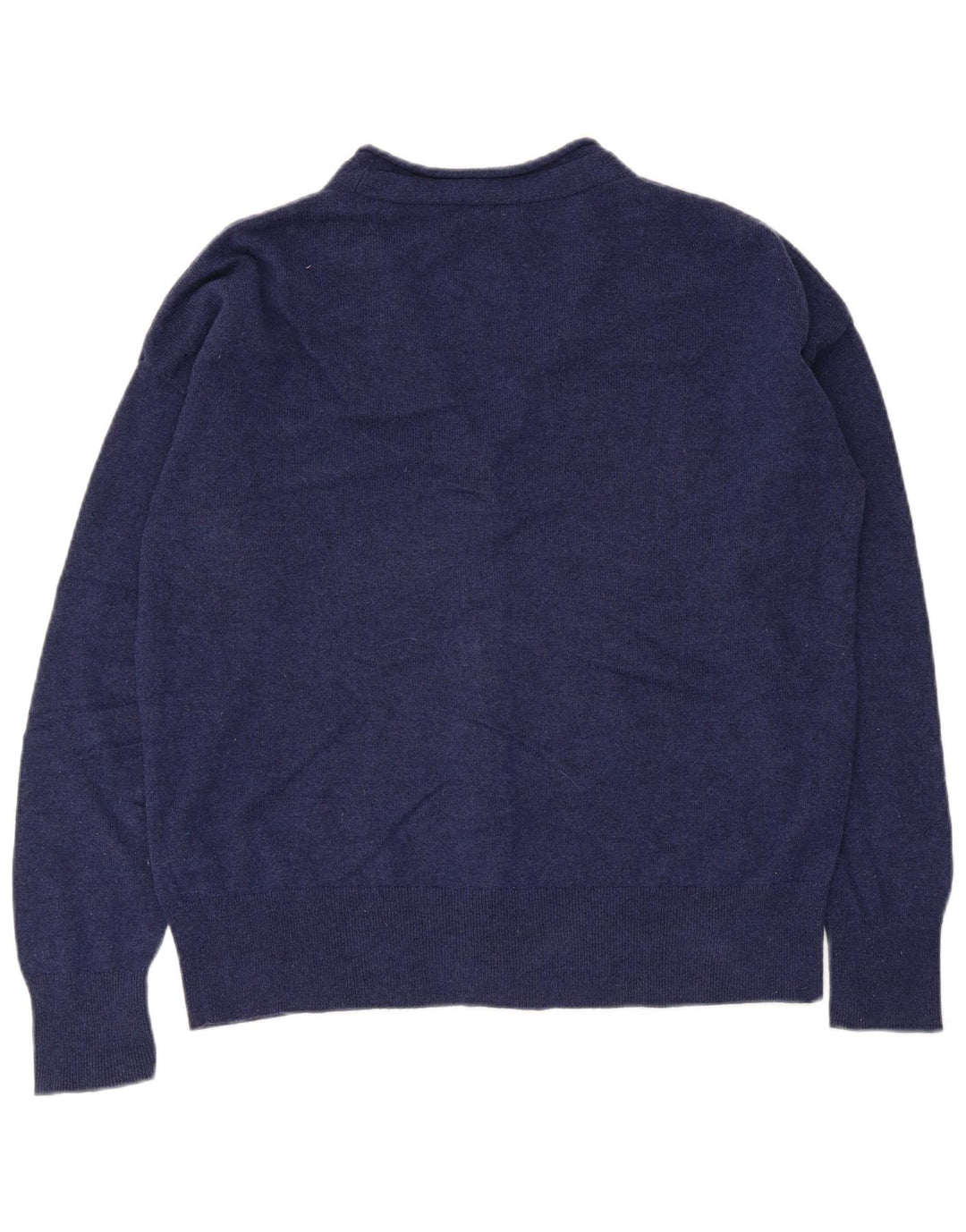 Maglione cardigan da donna Cos UK 14 Lana blu navy medio