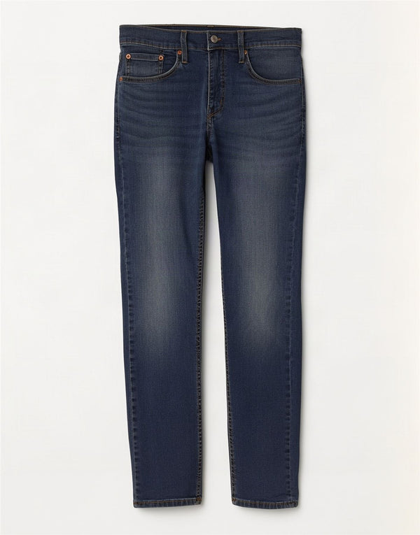Мужские зауженные зауженные джинсы Levi's 512 W29 L30 синие, хлопок