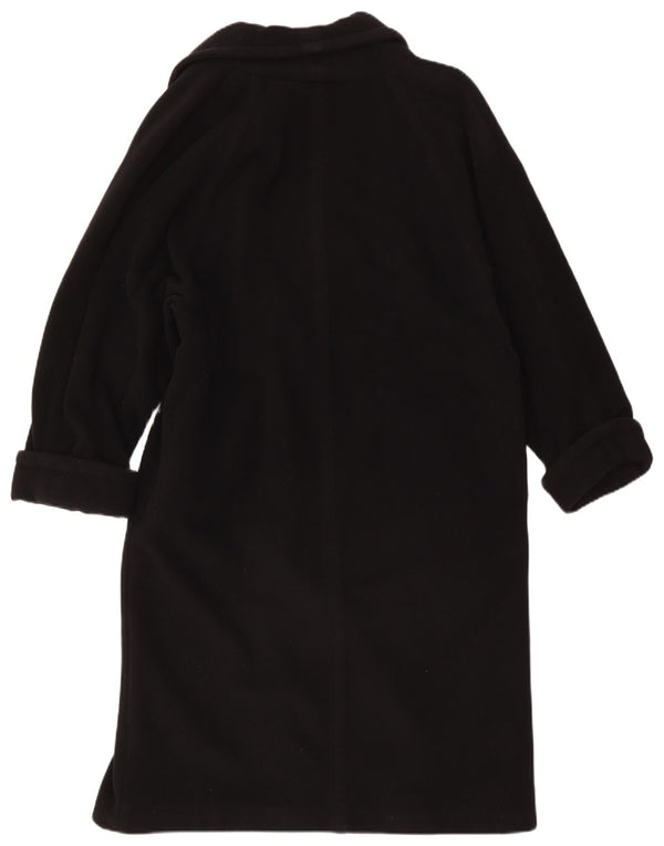 Abrigo vintage de mujer con doble botonadura IT 48 XL Negro
