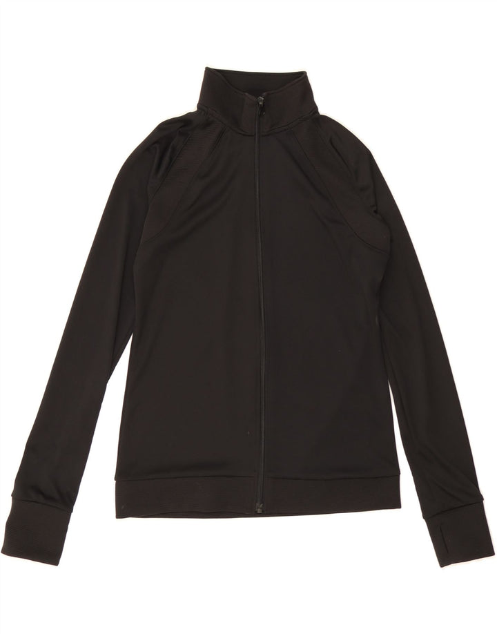 CHAMPION Girls Tracksuit Top Jacket 14-15 Years XL  Black Polyester Vintage Champion and Second-Hand Champion from Messina Hembry 