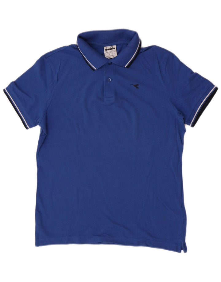 Diadora herre poloshirt Medium blå bomuld