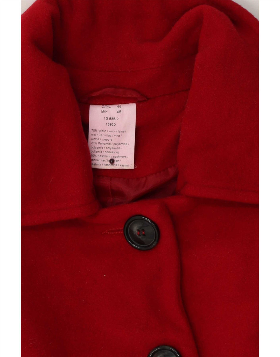 Chaqueta vintage para mujer EU 46 XL Lana roja