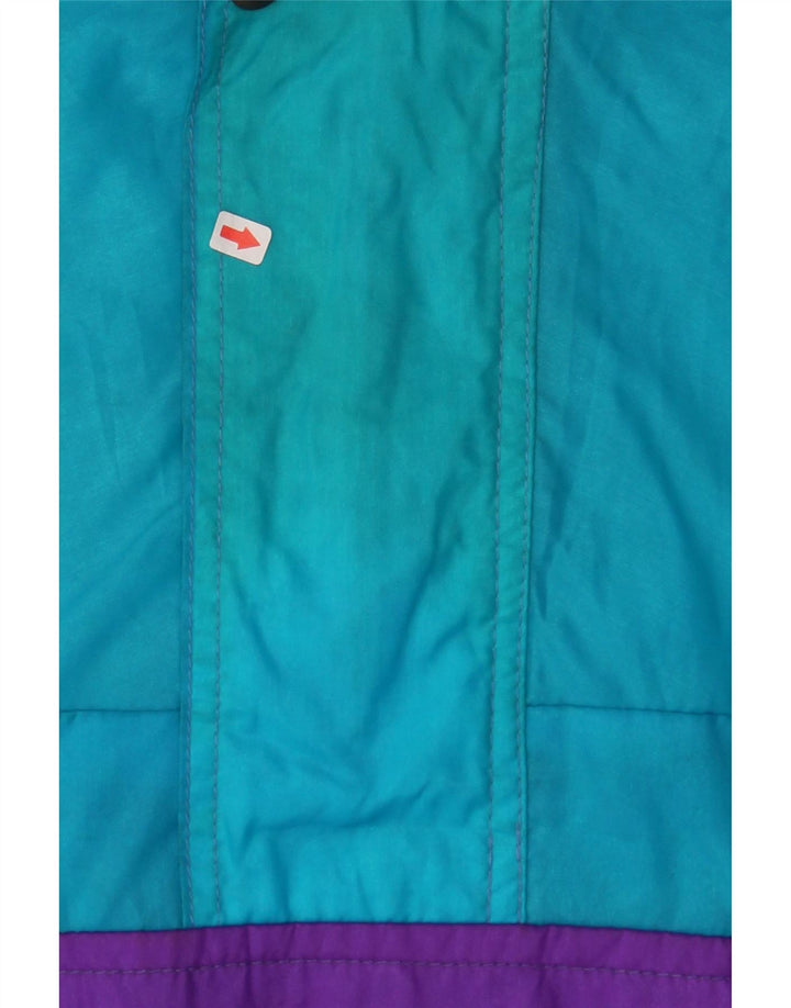 VINTAGE Mens Anorak Jacket UK 42 XL Blue Colourblock Vintage Vintage and Second-Hand Vintage from Messina Hembry 