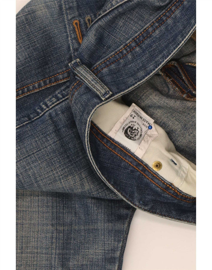 Diesel Mens Straight Jeans W29 L35 Blue Cotton