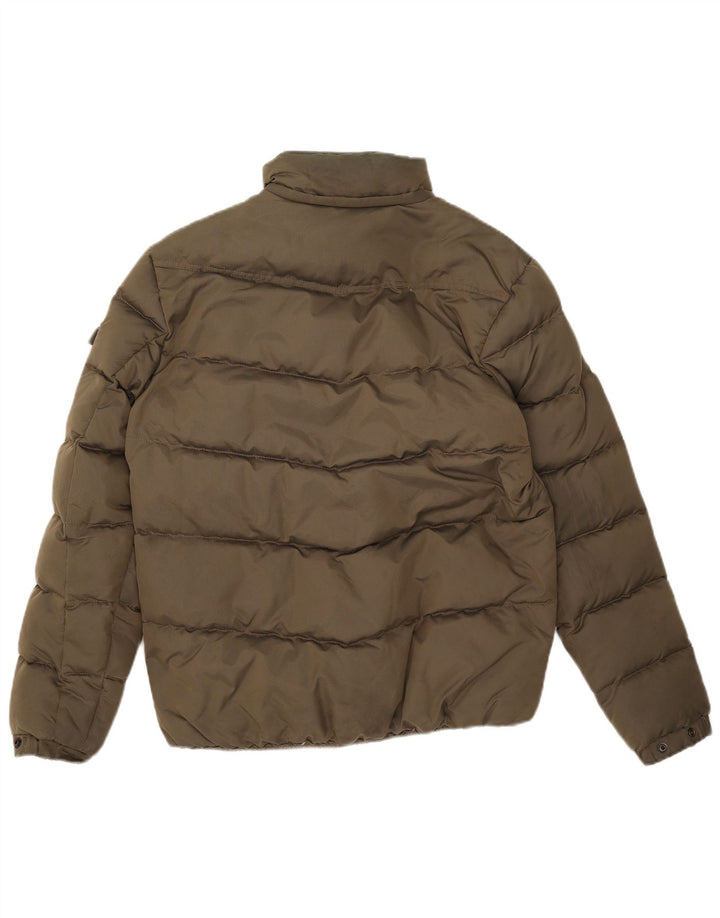 Replay Herre polstret jakke UK 38 Medium Khaki Polyamid