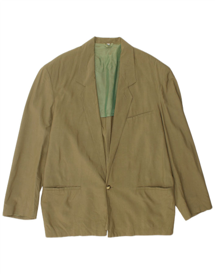 LEGEND Herren-Blazer mit 1 Knopf, UK 42, XL, Khaki