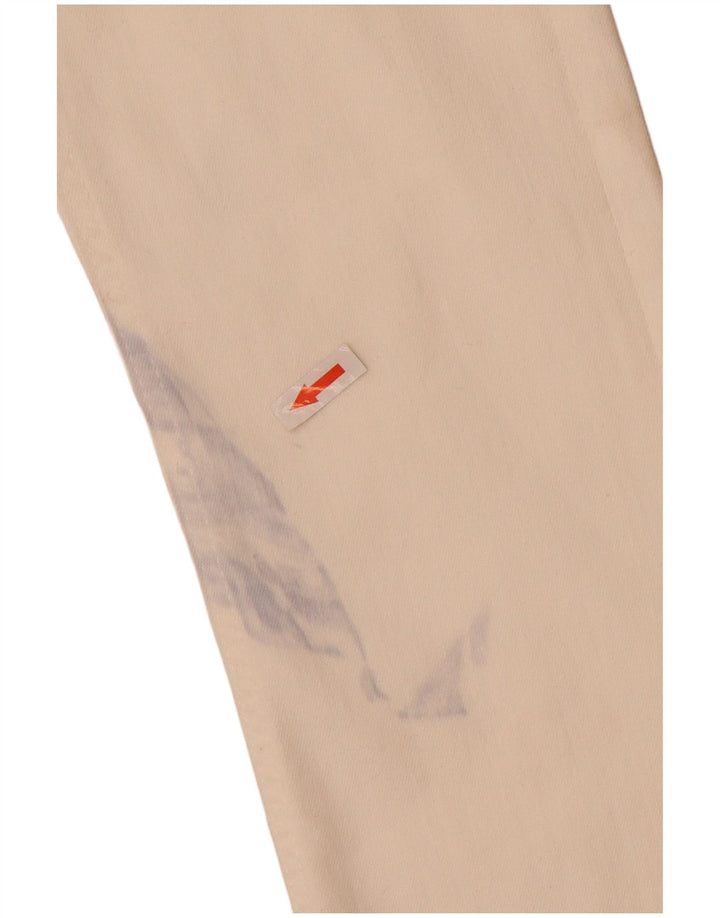 Zara Womens Flared Jeans EU 34 2XS W24 L32 White Cotton