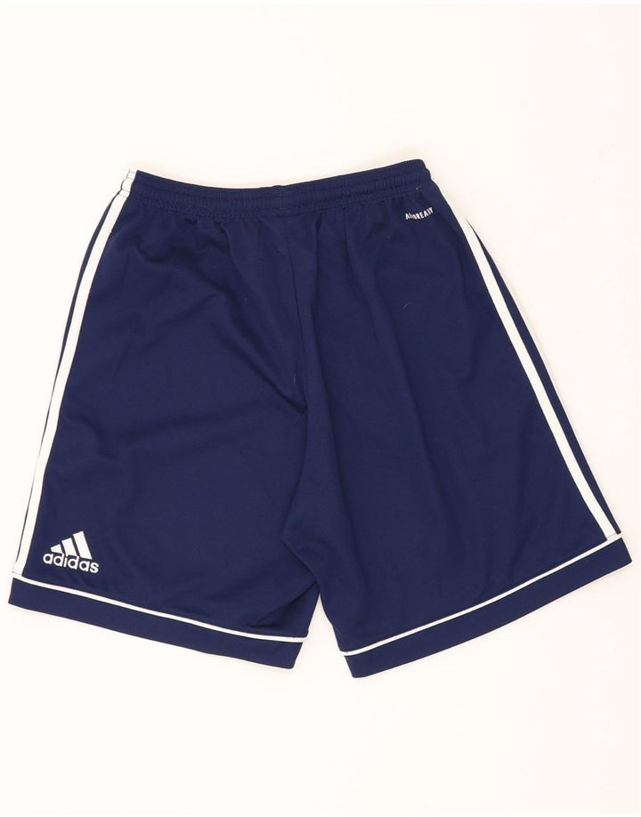 Adidas Mens Aeroready Sport Shorts Small Navy Blue Polyester