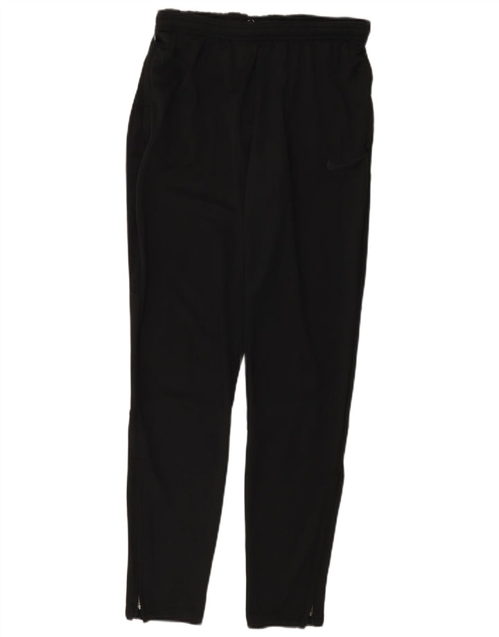 Nike muške Dri Fit hlače za trenirku male crne poliesterske