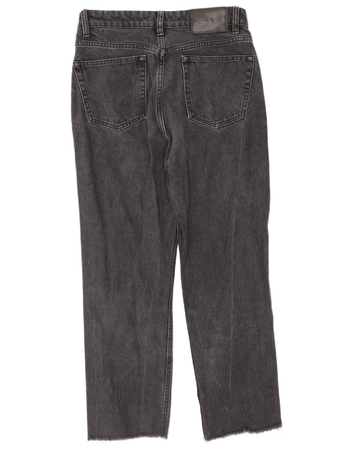 Zara Womens Straight Jeans EU 38 Small W28 L25 Grey Cotton
