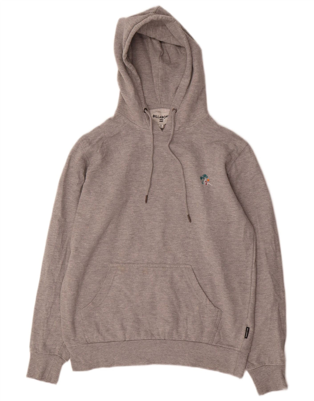 Billabong Mens Hoodie Jumper Medium Grey Cotton