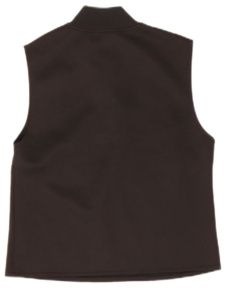 Top corto da donna Zara UK 12 cotone nero medio