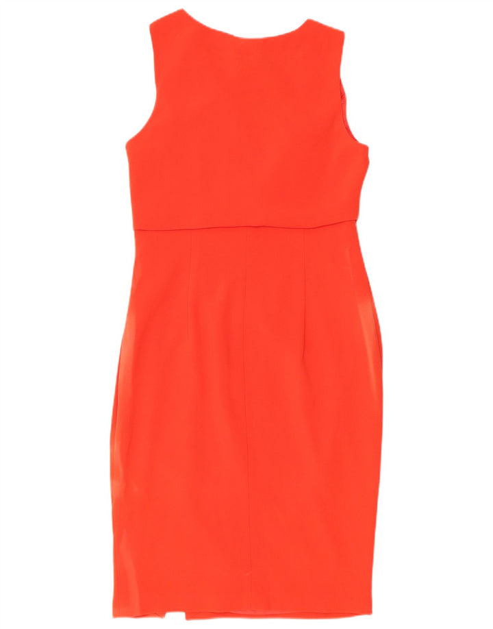 Coast Womens Sleeveless Sheath Dress UK 12 Medium Red Triacetate