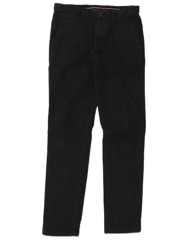 Tommy Hilfiger Pantalón chino recto para hombre W30 L32 Algodón azul marino