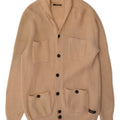 Maglione cardigan da uomo Gas XL in lana beige