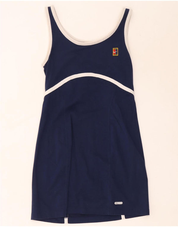 Rochie de tenis Nike Dri Fit pentru femei US 8/10 Medium Bleumarin Colorblock