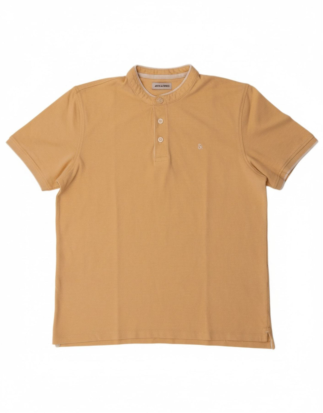 Camisa polo masculina JACK & JONES XL algodão bege