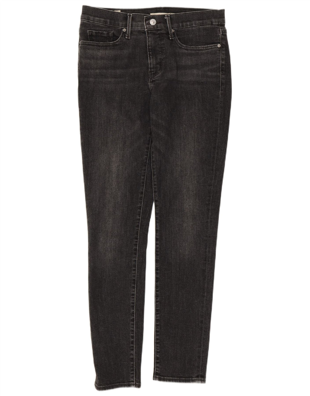 Levi's Womens Skinny Jeans W28 L30 Grey Cotton