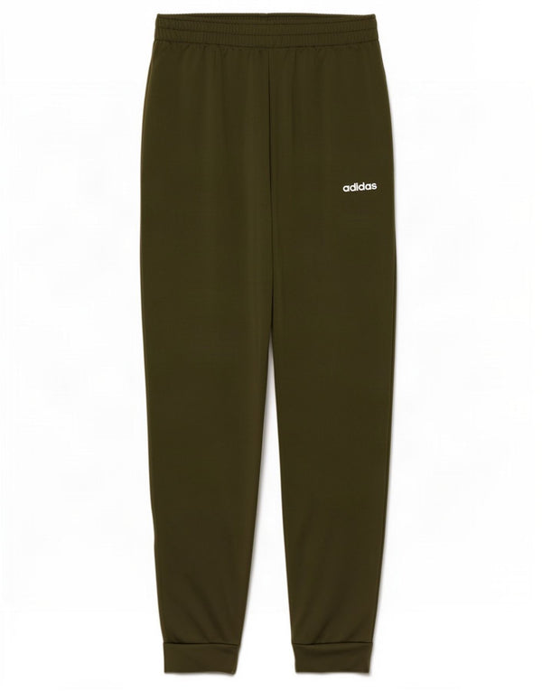 Adidas Boys Tracksuit Trousers Joggers 15-16 Years Khaki Polyester