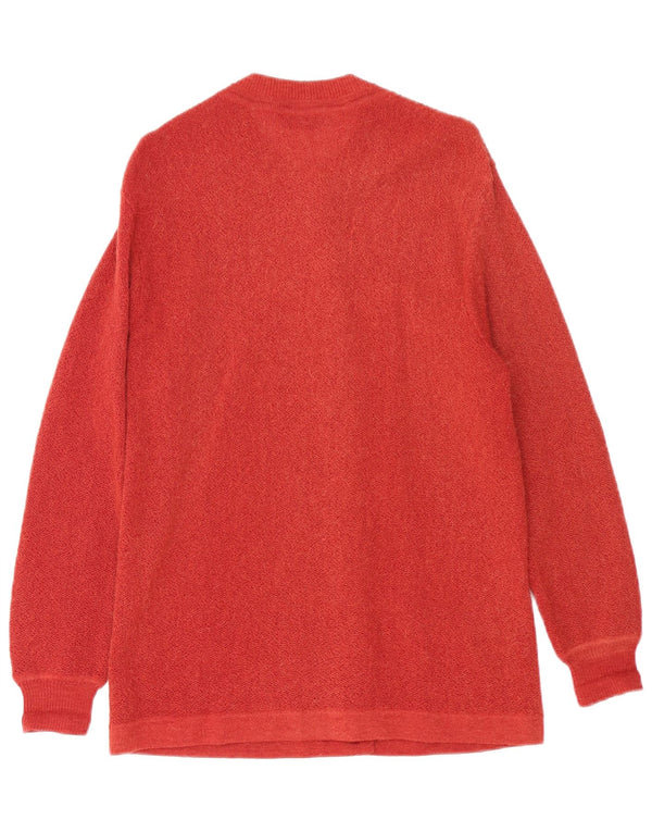 Clark Ross Γυναικείο πουλόβερ Longline Cardigan UK 14 Medium Burgundy